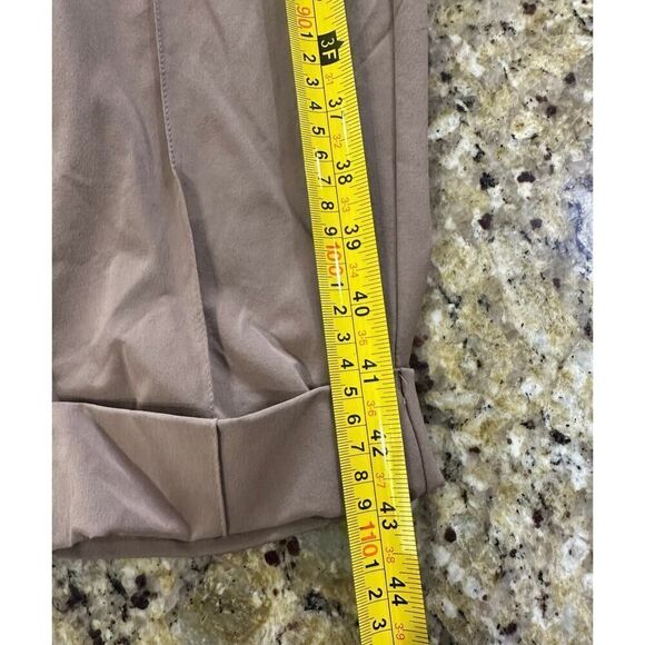 Athleta Cardiff Pant Size 10 TALL Rustic Beige High Rise Outdoor Work Travel EUC - Picture 9 of 16